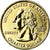 Moneta, Stati Uniti, Illinois, Quarter, 2003, U.S. Mint, Philadelphia, golden