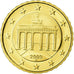 ALEMANIA - REPÚBLICA FEDERAL, 10 Euro Cent, 2003, Proof, FDC, Latón, KM:210