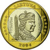Lituânia, Fantasy euro patterns, Euro, 2004, MS(63), Bimetálico