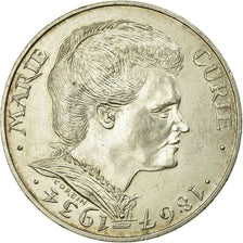 Moneta, Francia, Marie Curie, 100 Francs, 1984, SPL-, Argento, KM:955