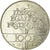 Moeda, França, Fraternité, 100 Francs, 1988, AU(55-58), Prata, KM:966