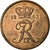 Coin, Denmark, Frederik IX, 5 Öre, 1963, AU(55-58), Bronze, KM:848.1