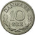 Coin, Denmark, Frederik IX, 10 Öre, 1971, AU(55-58), Copper-nickel, KM:849.1