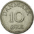 Coin, Denmark, Frederik IX, 10 Öre, 1954, AU(50-53), Copper-nickel, KM:841.1