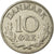 Coin, Denmark, Frederik IX, 10 Öre, 1967, AU(50-53), Copper-nickel, KM:849.1
