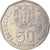 Coin, Portugal, 50 Escudos, 1988, AU(55-58), Copper-nickel, KM:636