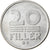 Moneda, Hungría, 20 Fillér, 1990, Budapest, MBC, Aluminio, KM:676