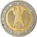 Federale Duitse Republiek, 2 Euro, 2002, ZF, Bi-Metallic, KM:214