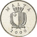 Münze, Malta, Lira, 2000, British Royal Mint, VZ, Nickel, KM:99