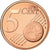 San Marino, 5 Euro Cent, 2009, BE, STGL, Copper Plated Steel, KM:442