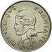 Coin, French Polynesia, 20 Francs, 1975, Paris, AU(50-53), Nickel, KM:9