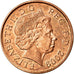 Moneta, Wielka Brytania, Elizabeth II, Penny, 2009, AU(50-53), Miedź