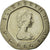 Moneta, Gran Bretagna, Elizabeth II, 20 Pence, 1982, BB+, Rame-nichel, KM:931