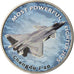 Coin, Zimbabwe, Shilling, 2019, Fighter jet - Chengdu, MS(63), Nickel plated