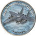 Coin, Zimbabwe, Shilling, 2018, Fighter jet - F-15 Eagle, MS(63), Nickel plated