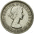 Moneda, Gran Bretaña, Elizabeth II, 6 Pence, 1955, MBC, Cobre - níquel, KM:903