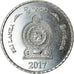 Coin, Sri Lanka, 5 Rupees, 2017, MS(63), Stainless Steel