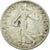 Moneta, Francja, Semeuse, 50 Centimes, 1909, Paris, VF(30-35), Srebro, KM:854