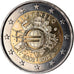 Slovénie, 2 Euro, 10 ans de l'Euro, 2012, SPL, Bi-Metallic