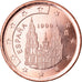 Spain, 5 Euro Cent, 1999, MS(63), Copper Plated Steel, KM:1042