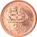 Grèce, 2 Euro Cent, 2011, SPL, Copper Plated Steel, KM:182