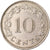 Moneta, Malta, 10 Cents, 1972, British Royal Mint, AU(50-53), Miedź-Nikiel