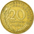 Coin, France, Marianne, 20 Centimes, 1963, Paris, EF(40-45), Aluminum-Bronze