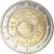 Cipro, 2 Euro, 10 ans de l'Euro, 2012, SPL, Bi-metallico, KM:97