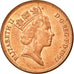 Coin, Great Britain, Elizabeth II, 2 Pence, 1997, AU(50-53), Copper Plated