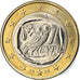 Grécia, Euro, 2004, Athens, MS(63), Bimetálico, KM:187