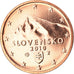 Slovakia, 2 Euro Cent, 2010, Kremnica, MS(63), Copper Plated Steel, KM:96