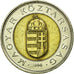 Moneta, Węgry, 100 Forint, 1996, Budapest, AU(50-53), Bimetaliczny, KM:721