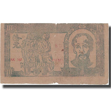 Banknote, Vietnam, 10 D<ox>ng, Undated (1948), KM:20a, VF(20-25)