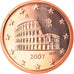 Italie, 5 Euro Cent, 2007, Rome, FDC, Copper Plated Steel, KM:212