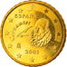 Hiszpania, 10 Euro Cent, 2001, Madrid, MS(65-70), Mosiądz, KM:1043