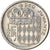 Coin, Monaco, Rainier III, 1/2 Franc, 1977, AU(55-58), Nickel, KM:145