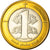 Watykan, Euro, Type 1, 2006, unofficial private coin, MS(65-70), Bimetaliczny