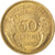 Moneta, Francja, Morlon, 50 Centimes, 1939, AU(55-58), Aluminium-Brąz