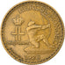 Coin, Monaco, Louis II, Franc, 1924, Poissy, EF(40-45), Aluminum-Bronze, KM:111