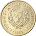 Monnaie, Chypre, 2 Cents, 1983, TB+, Nickel-brass, KM:54.1