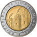 Münze, San Marino, 500 Lire, 1992, Rome, VZ, Bi-Metallic, KM:286