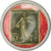 Moneta, Francia, Credit Lyonnais, 5 Centimes, 1920, Timbre-Monnaie, BB+