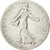 Moneta, Francja, Semeuse, 50 Centimes, 1907, VF(20-25), Srebro, KM:854