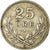 Munten, Zweden, Gustaf V, 25 Öre, 1930, ZF, Zilver, KM:785