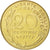 Moneta, Francja, Marianne, 20 Centimes, 1977, MS(63), Aluminium-Brąz, KM:930