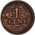 Moneta, Holandia, Wilhelmina I, Cent, 1917, VF(30-35), Bronze, KM:152