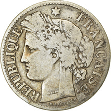 Monnaie, France, Cérès, 2 Francs, 1871, Paris, TB, Argent, Gadoury:530