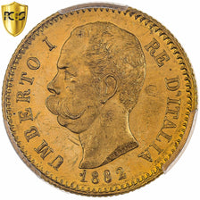 Italie, Humbert I, 20 Lire, 1882, Rome, Or, PCGS, MS64, KM:21