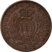 Moneda, San Marino, 10 Centesimi, 1935, Rome, EBC, Bronce, KM:13