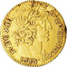 Francja, Louis XIII, 1/2 Louis d'or à la grosse tête, 1640, Paris, Złoto